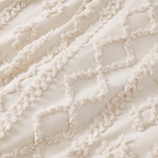 Tufted comforter detail, Ivory