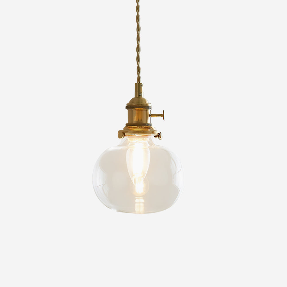 Jasmine Clear Glass Pendant Light