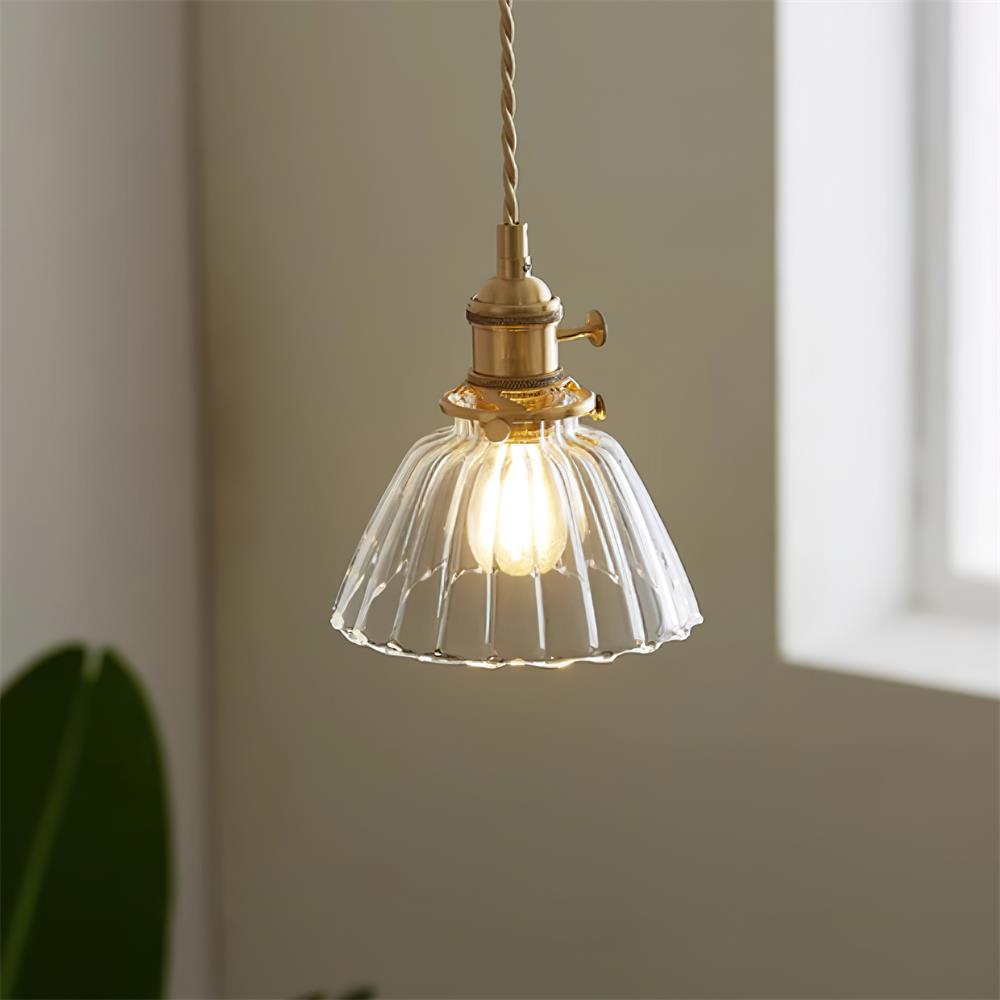 Jasmine Clear Glass Pendant Light
