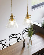 Jasmine Clear Glass Pendant Light