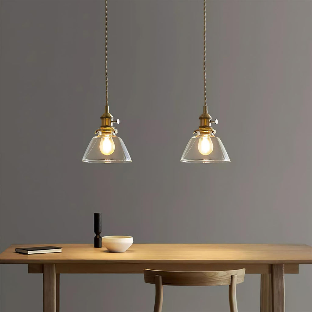 Jasmine Clear Glass Pendant Light