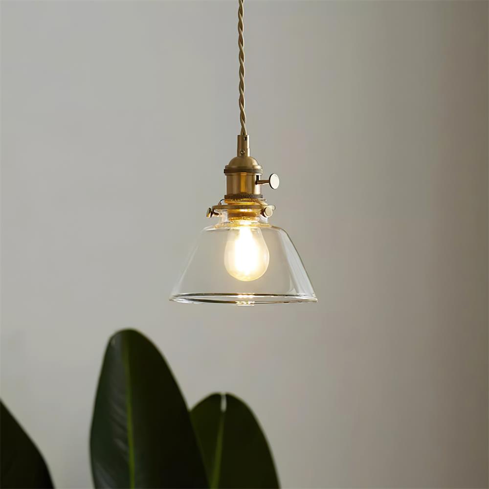 Jasmine Clear Glass Pendant Light