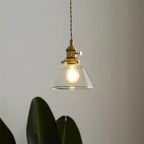 Jasmine Clear Glass Pendant Light