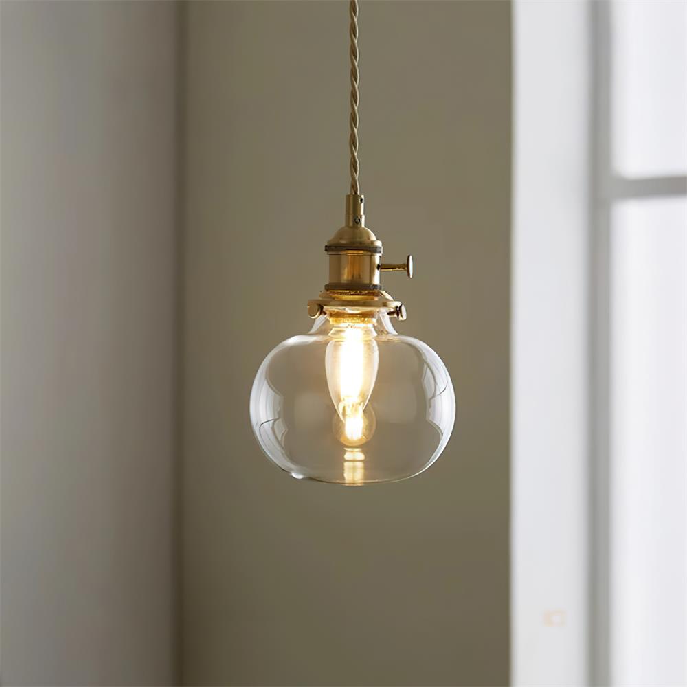Jasmine Clear Glass Pendant Light