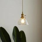 Jasmine Clear Glass Pendant Light