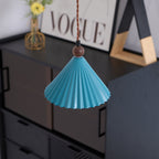 Ceramic Pleated Pendant Light