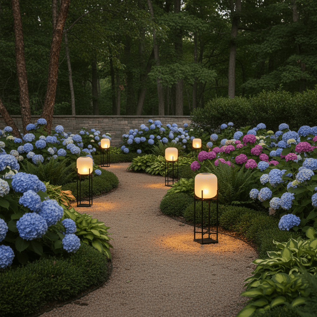 Ember Cylindrical Garden Solar Outdoor Light