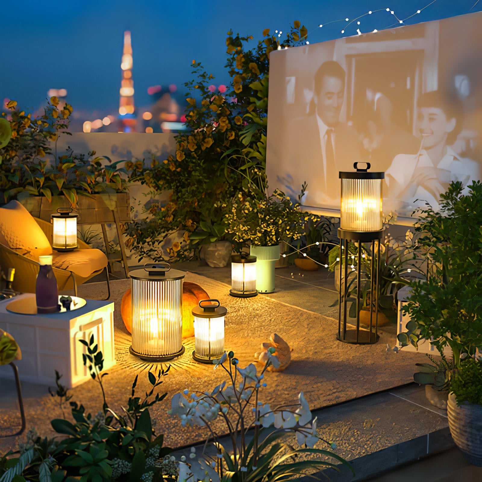 Nordic Column Outdoor Lantern