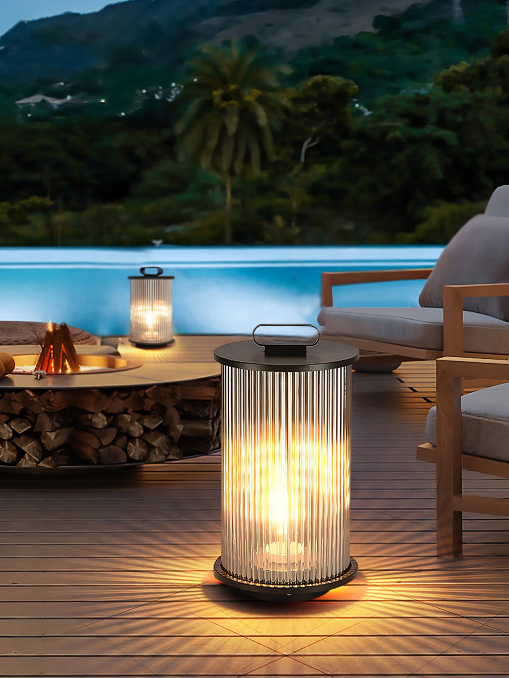 Fjord Orb Garden Lantern Light