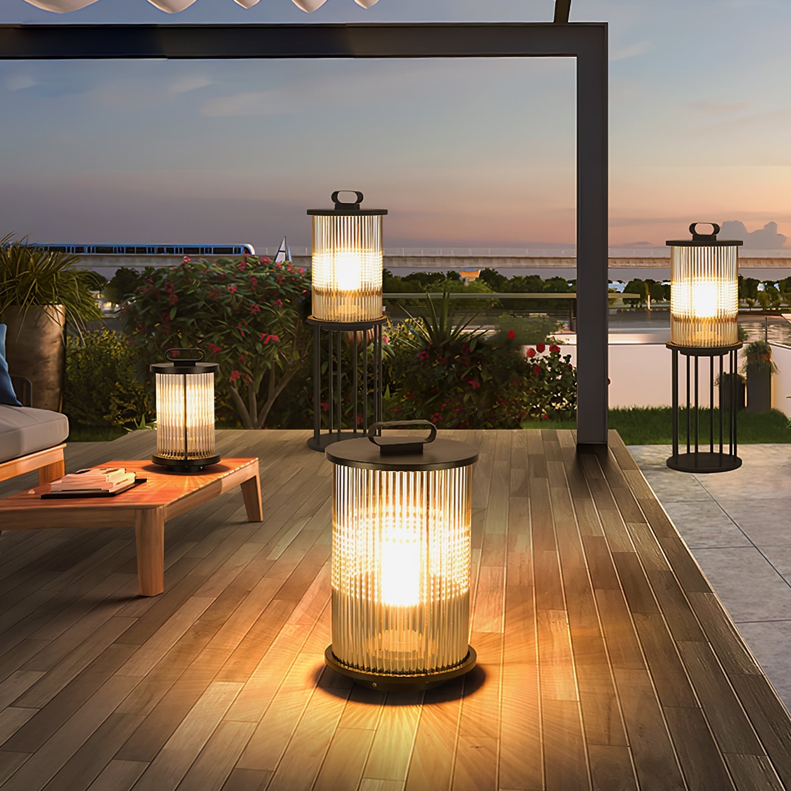Fjord Orb Garden Lantern Light