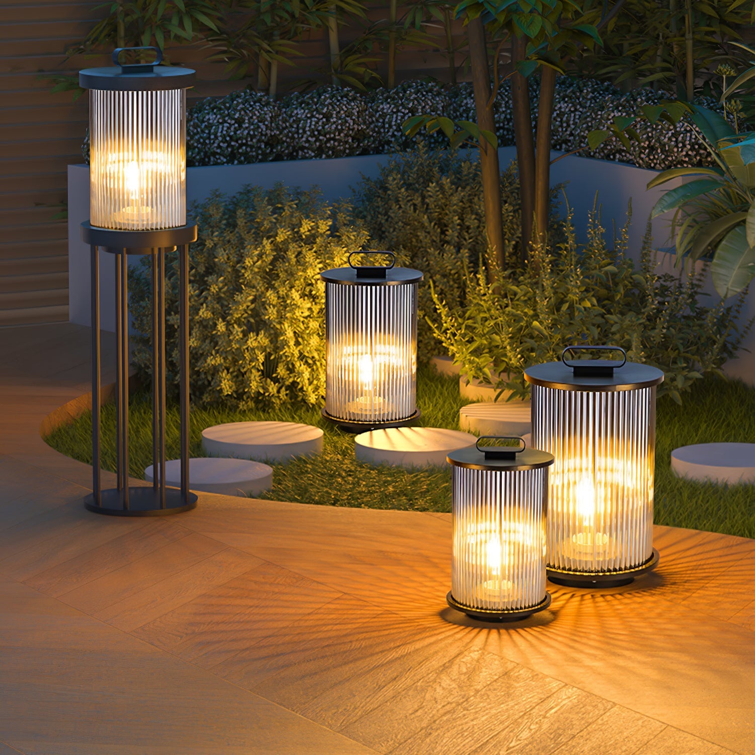 Fjord Orb Garden Lantern Light
