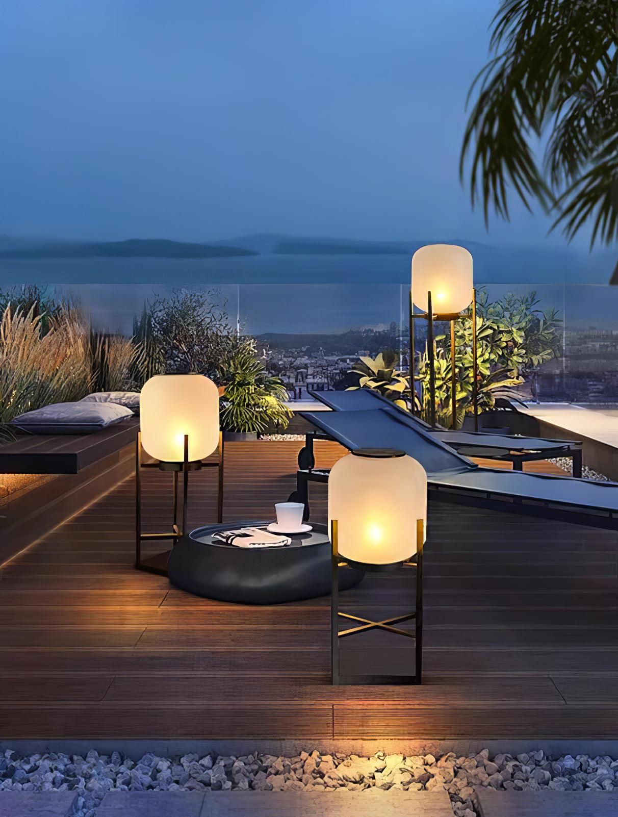 Ember Cylindrical Garden Outdoor Light