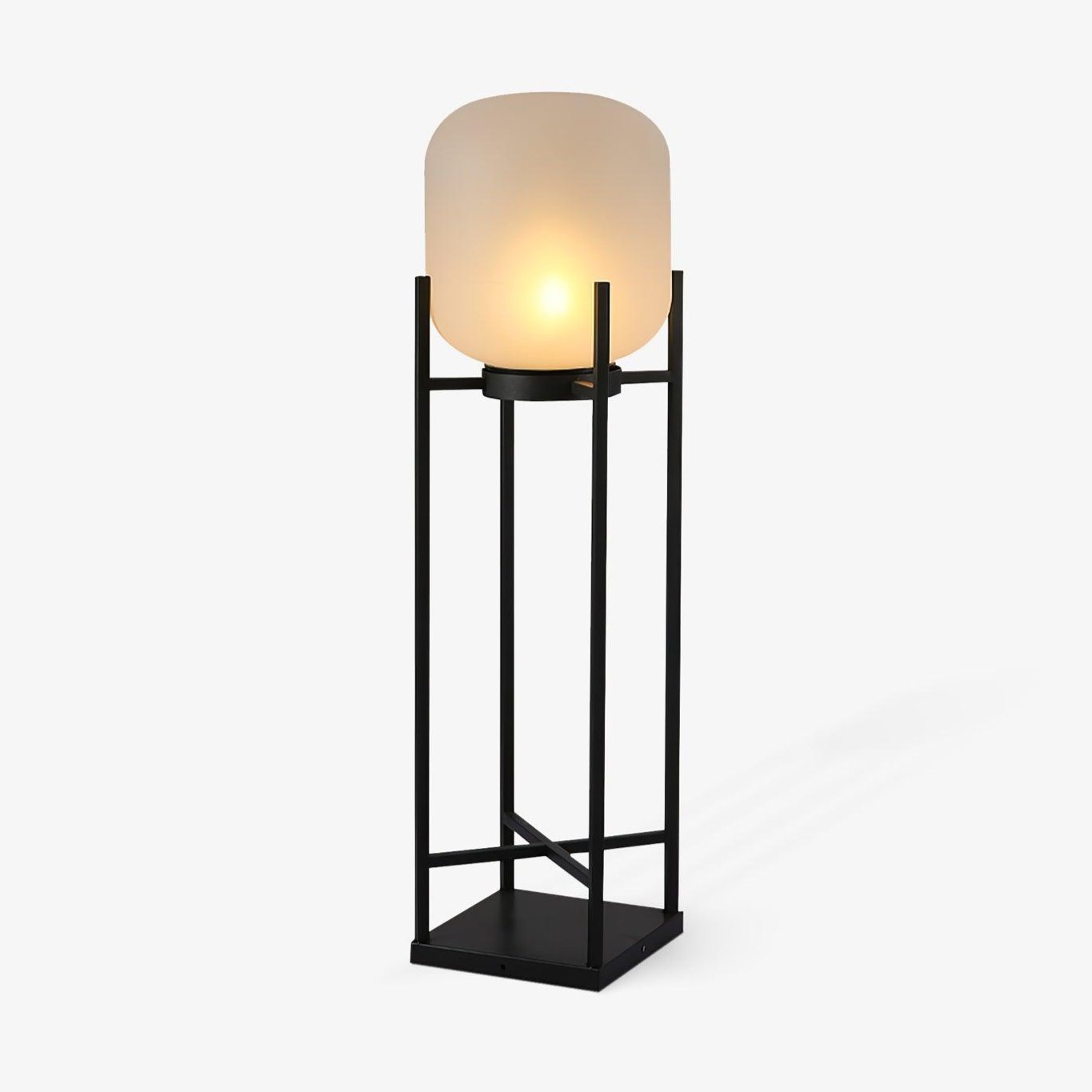 Ember Cylindrical Garden Solar Outdoor Light