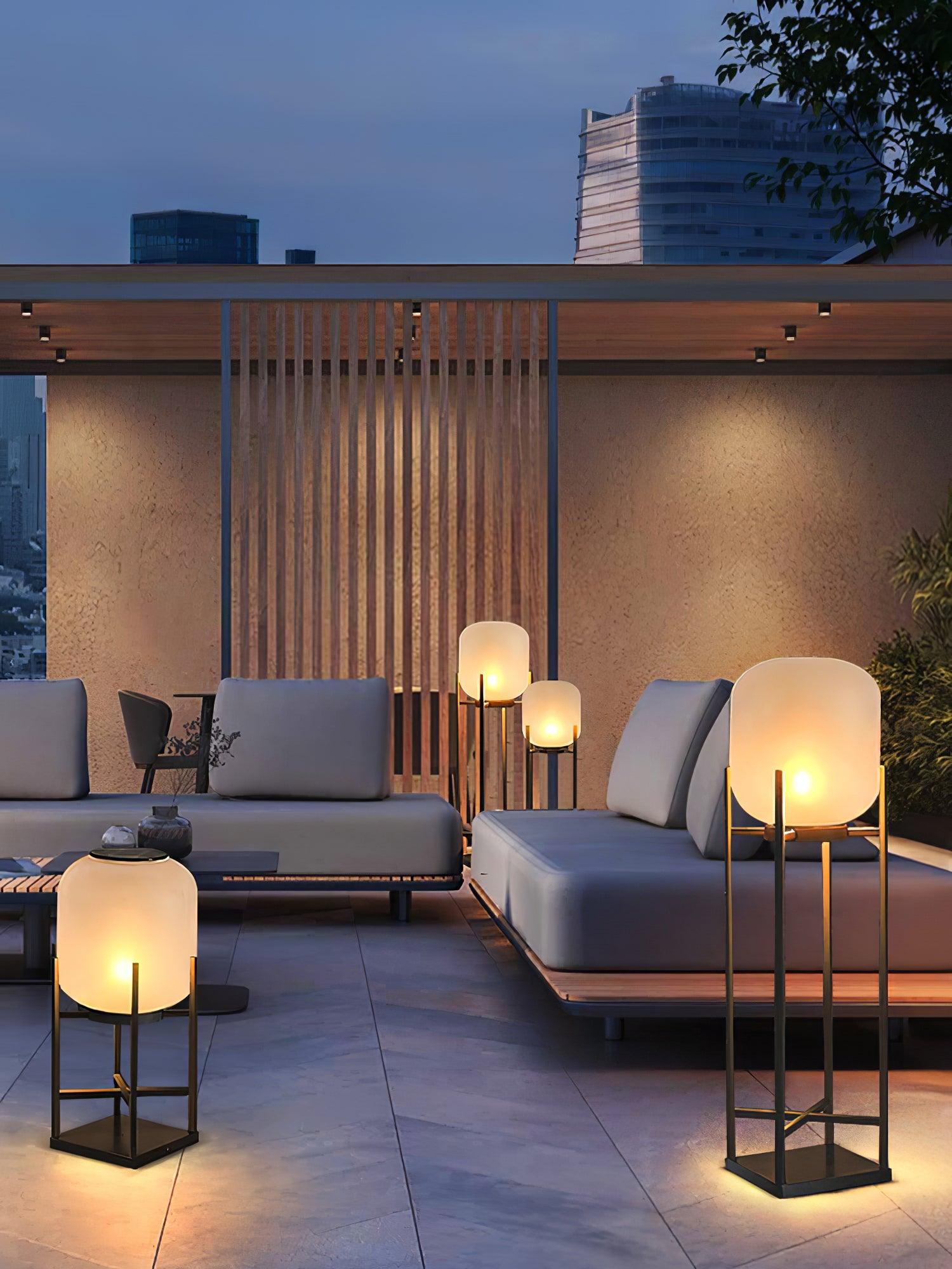 Ember Cylindrical Garden Outdoor Light