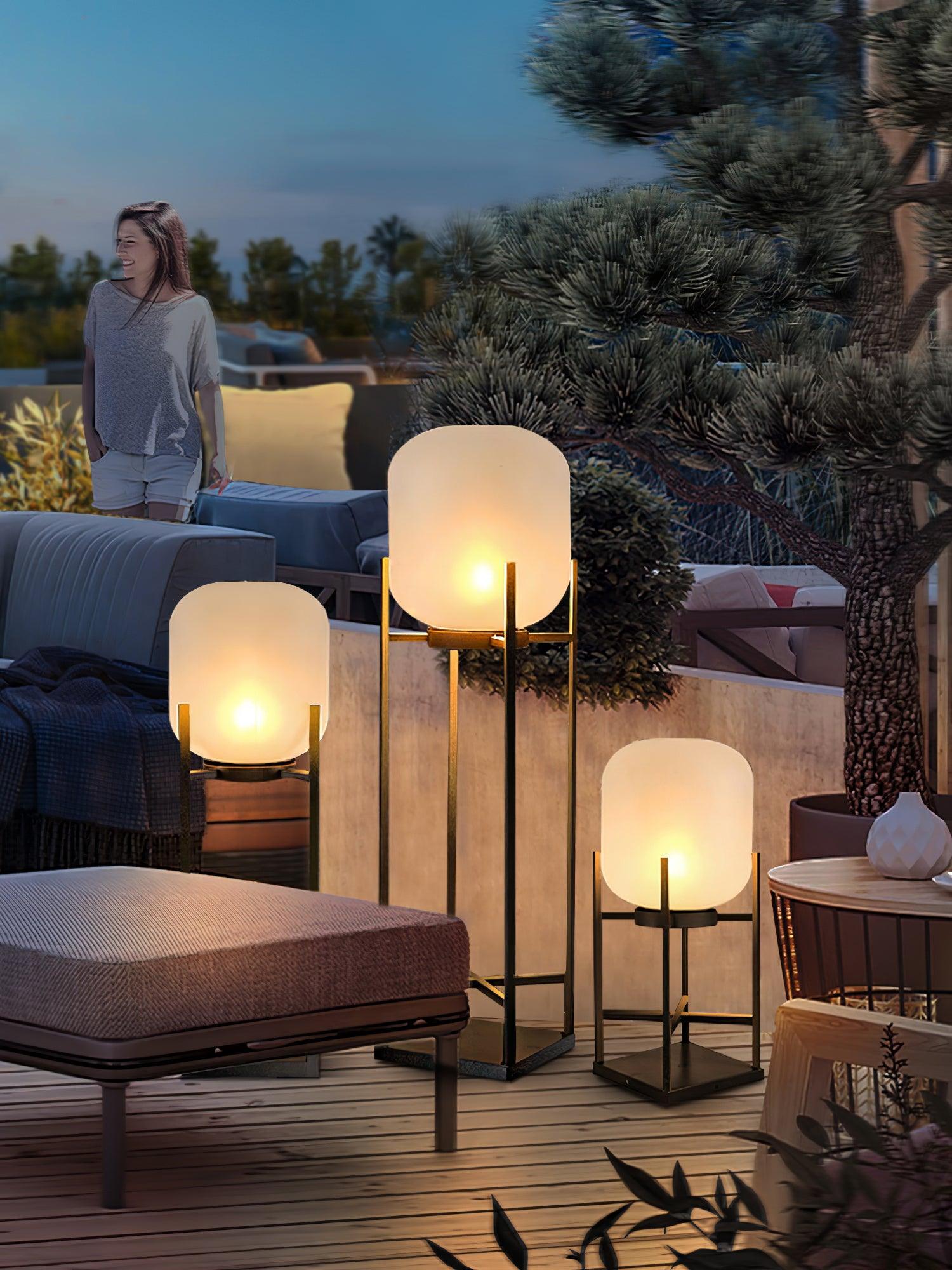 Ember Cylindrical Garden Outdoor Light