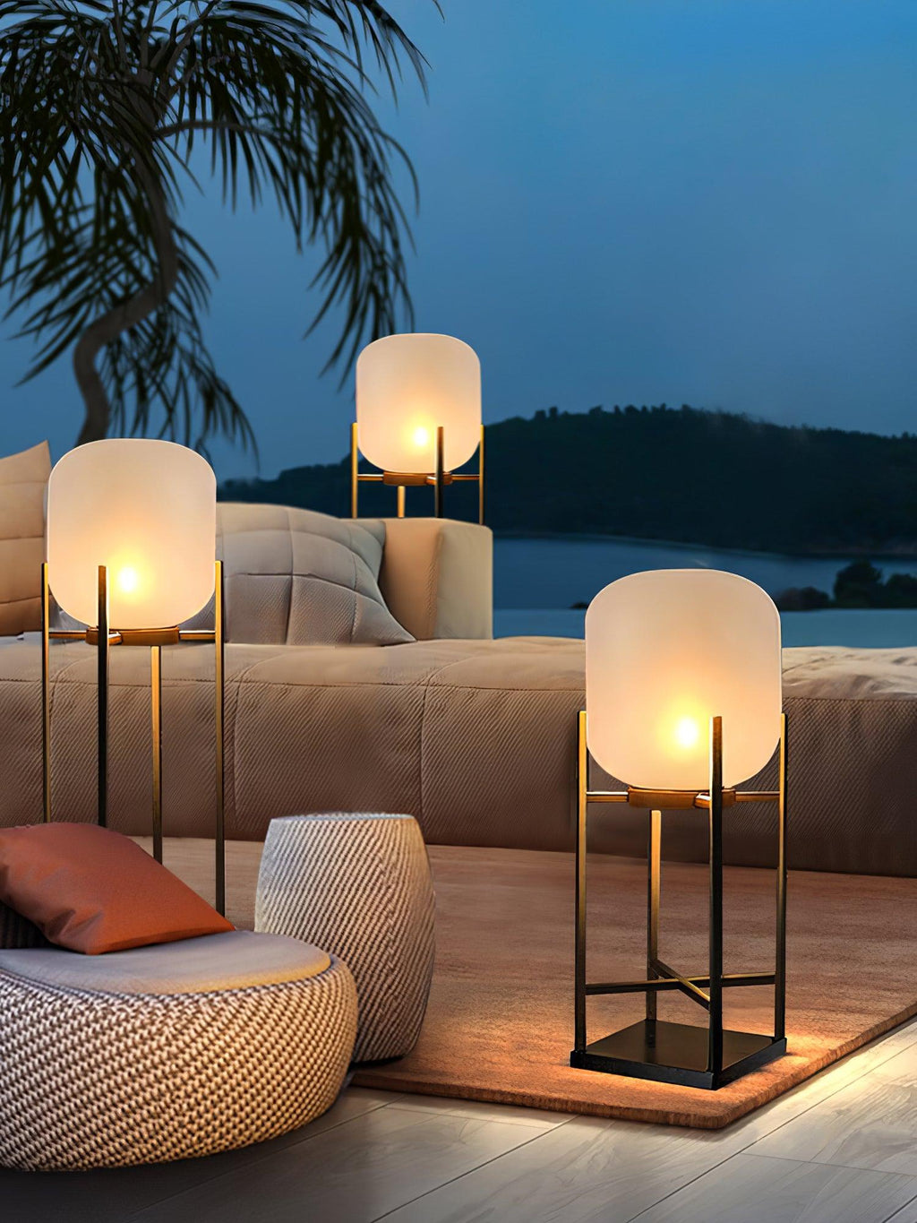 Ember Cylindrical Garden Outdoor Light
