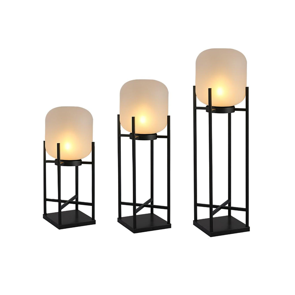 Ember Cylindrical Garden Solar Outdoor Light