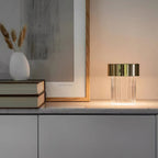 Vanta Glass Cylinder Table Lamp