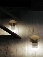 Vanta Glass Cylinder Table Lamp