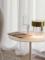 Vanta Glass Cylinder Table Lamp