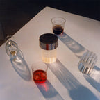 Vanta Glass Cylinder Table Lamp
