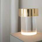 Vanta Glass Cylinder Table Lamp
