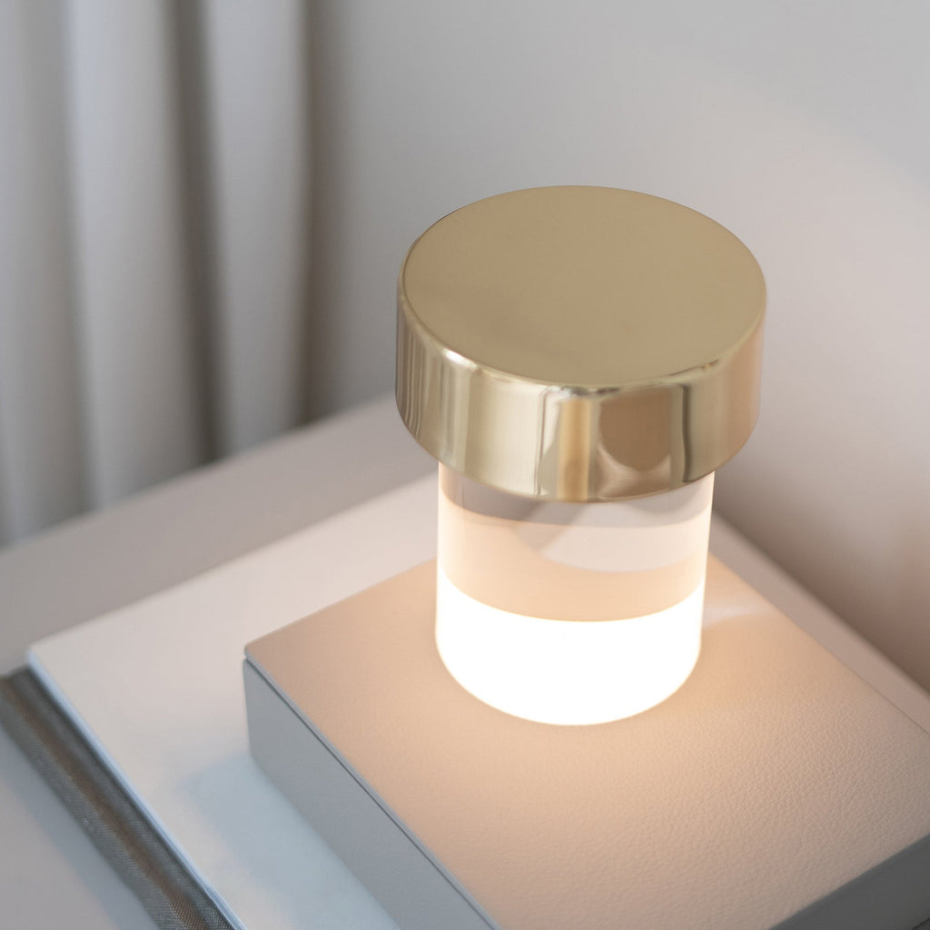 Vanta Glass Cylinder Table Lamp
