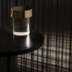 Vanta Glass Cylinder Table Lamp