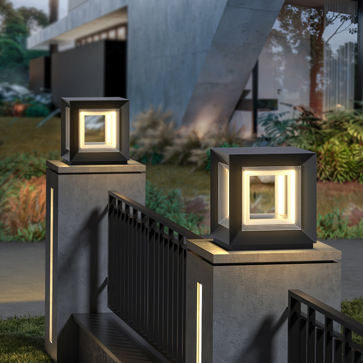 Meridian Cube Path Light