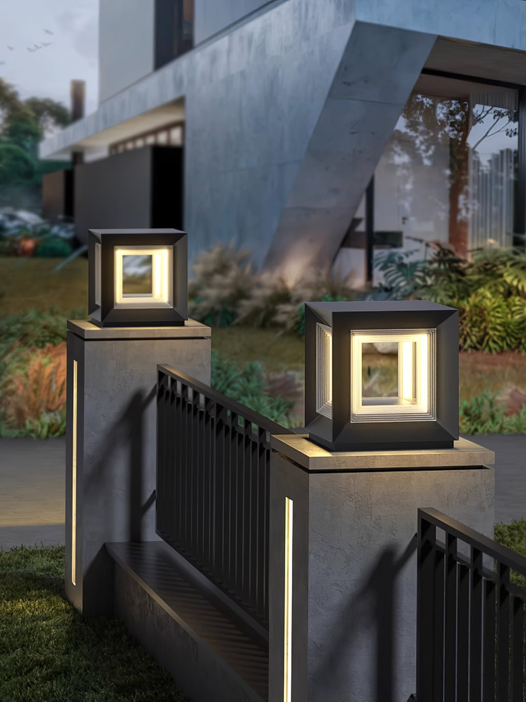 Meridian Cube Path Light