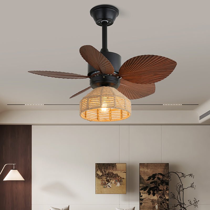Loft Blade Designer Cage Ceiling Fan Light