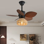 Loft Blade Designer Cage Ceiling Fan Light