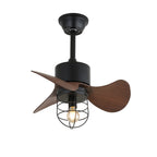 Loft Blade Designer Cage Ceiling Fan Light