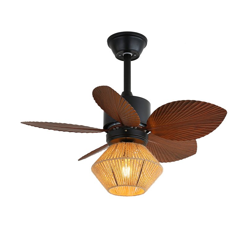Loft Blade Designer Cage Ceiling Fan Light