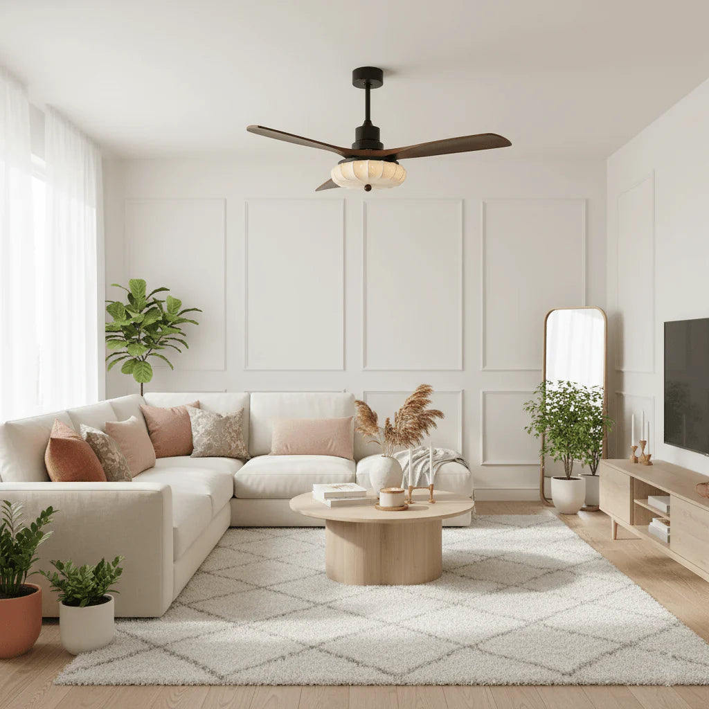 Lotus Bloom Ceiling Fan Light