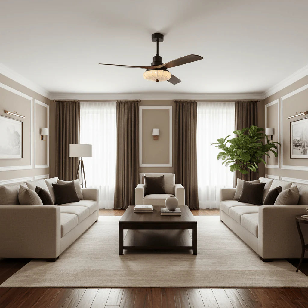 Lotus Bloom Ceiling Fan Light
