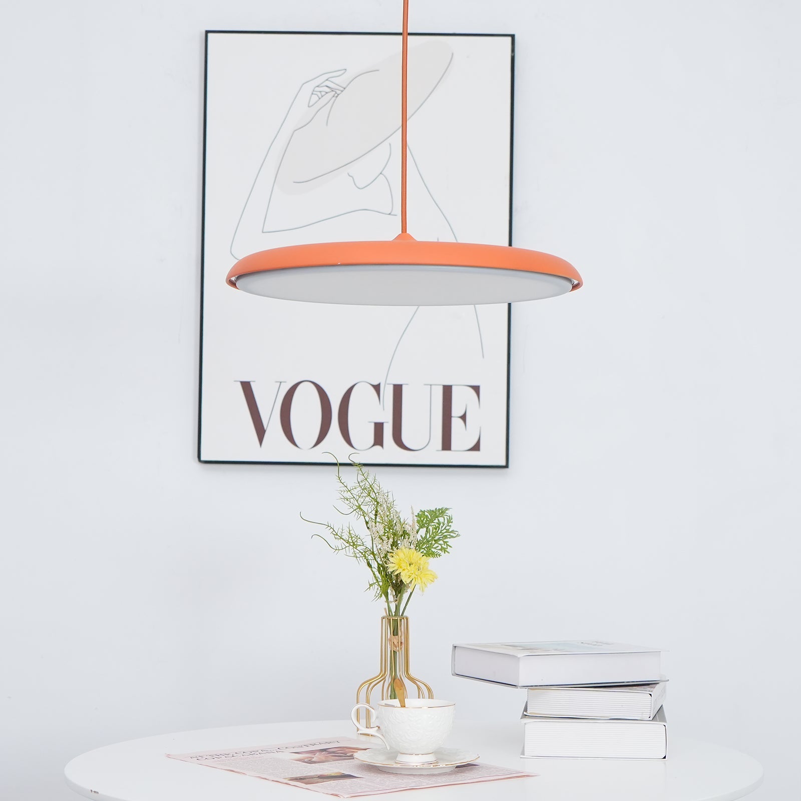 Macaron Disc LED Pendant Light