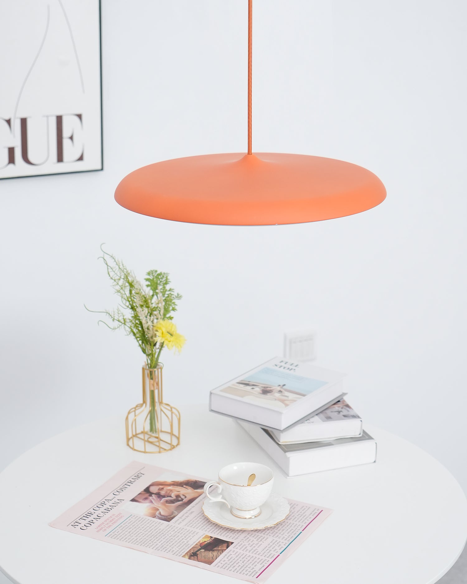 Macaron Disc LED Pendant Light