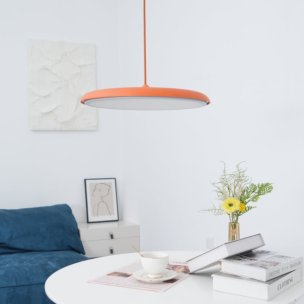 Macaron Disc LED Pendant Light
