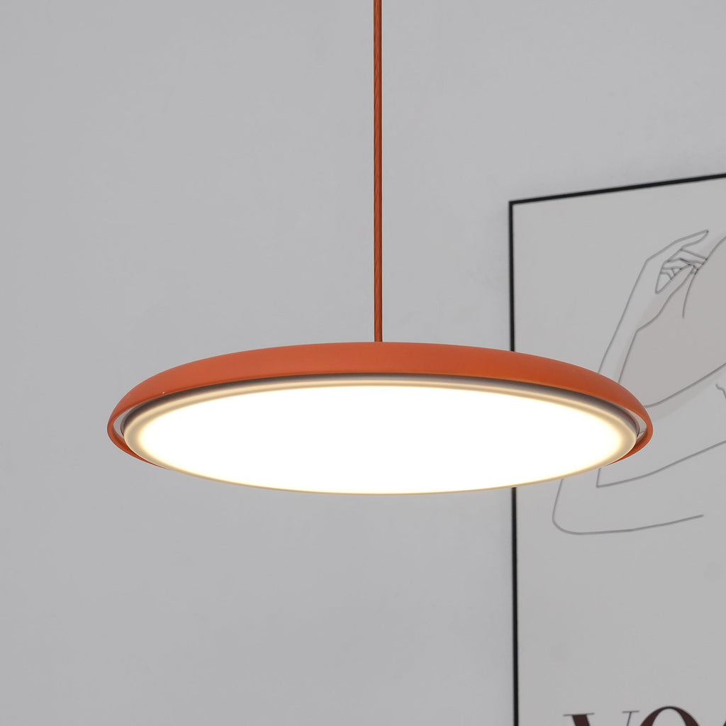 Macaron Disc LED Pendant Light