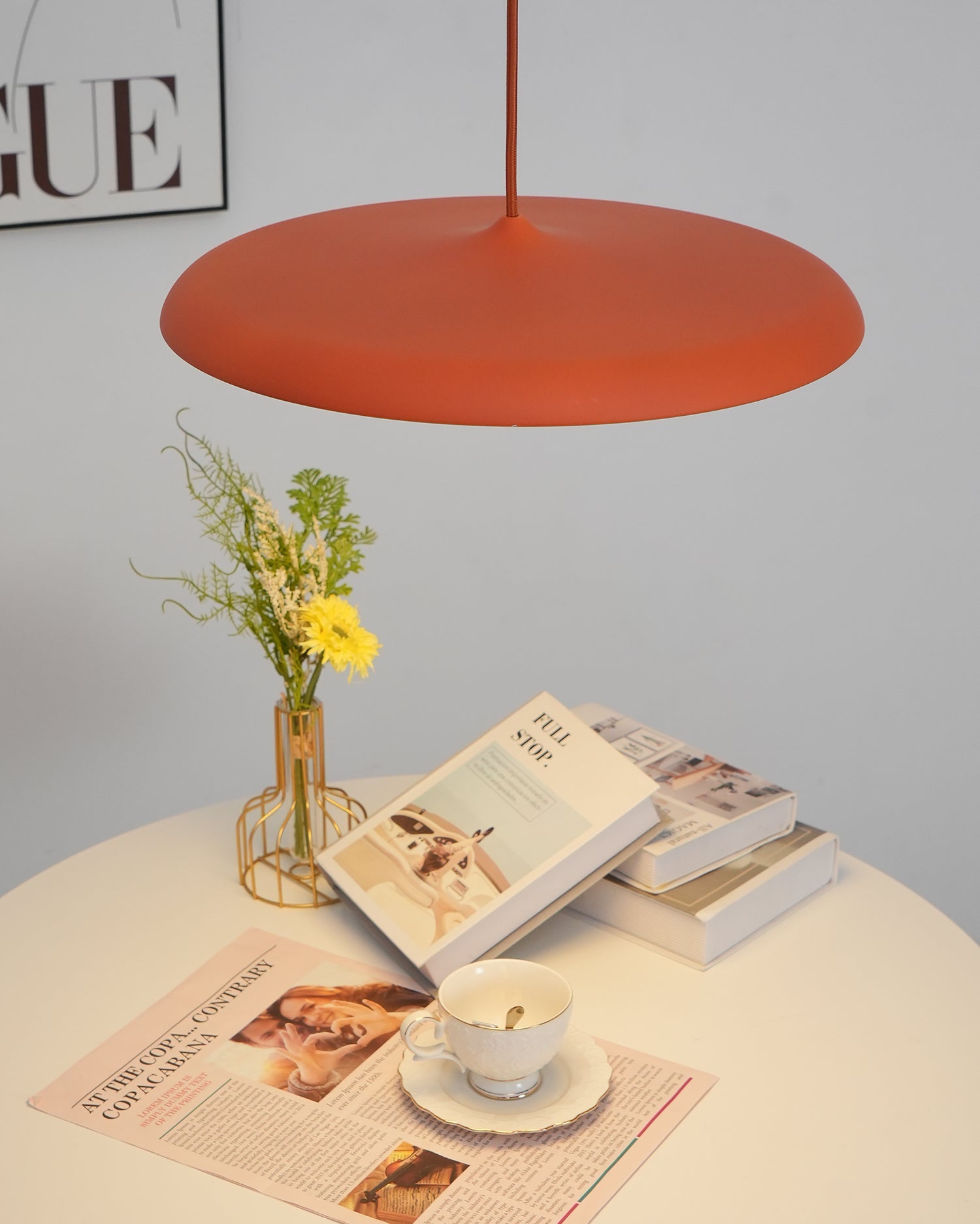Macaron Disc LED Pendant Light