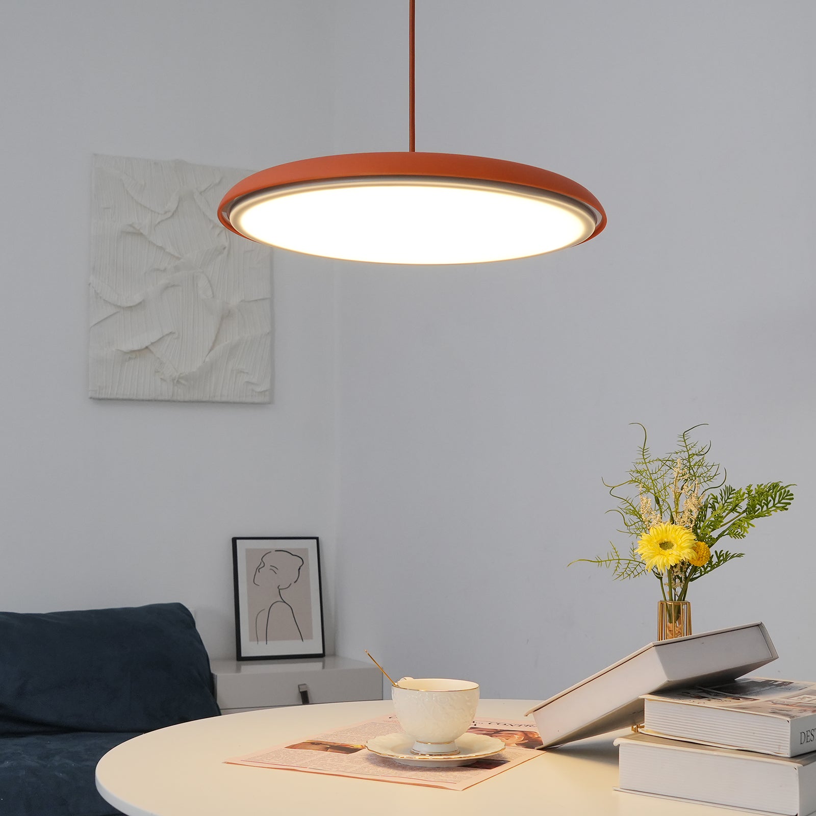 Macaron Disc LED Pendant Light