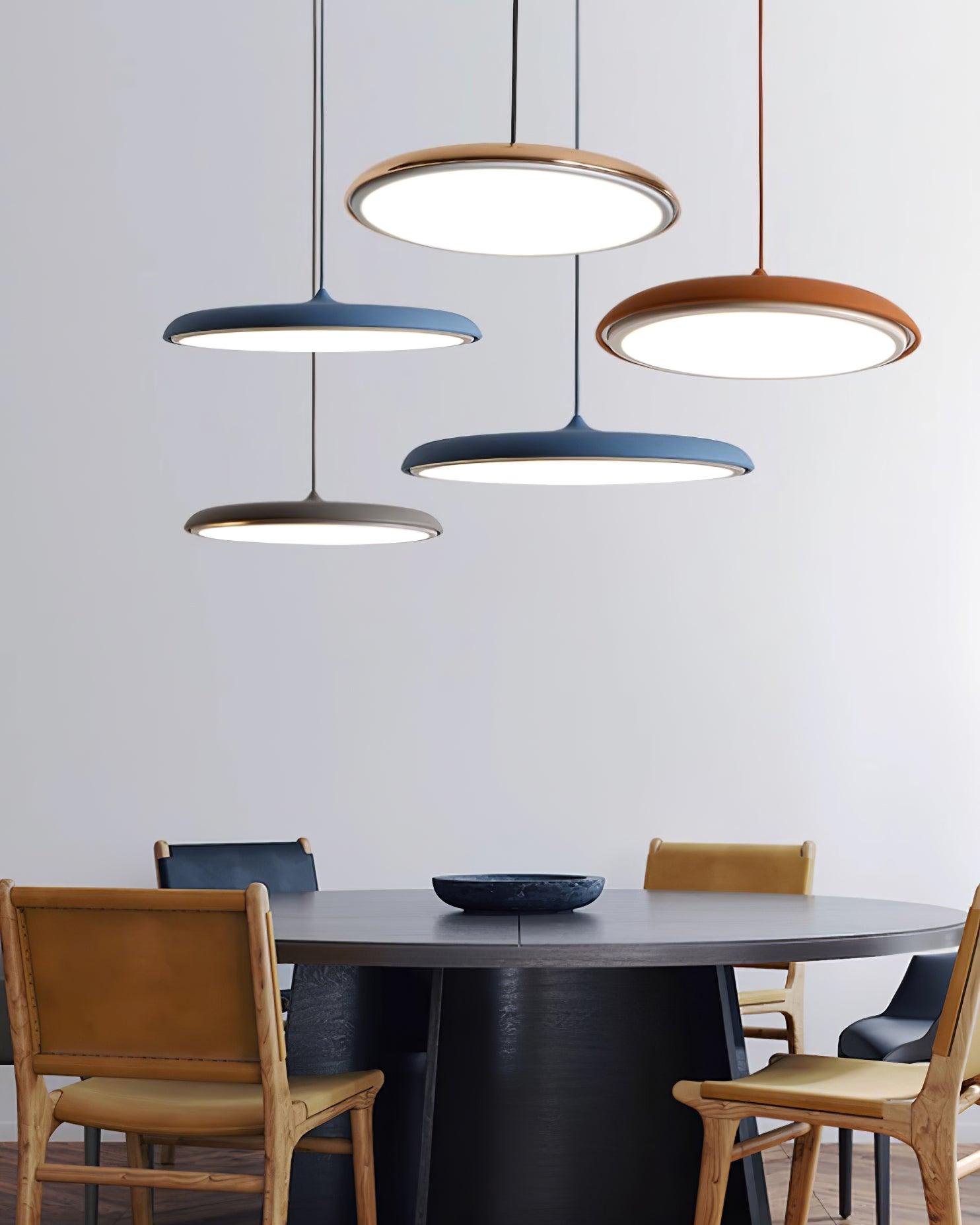 Macaron Disc LED Pendant Light