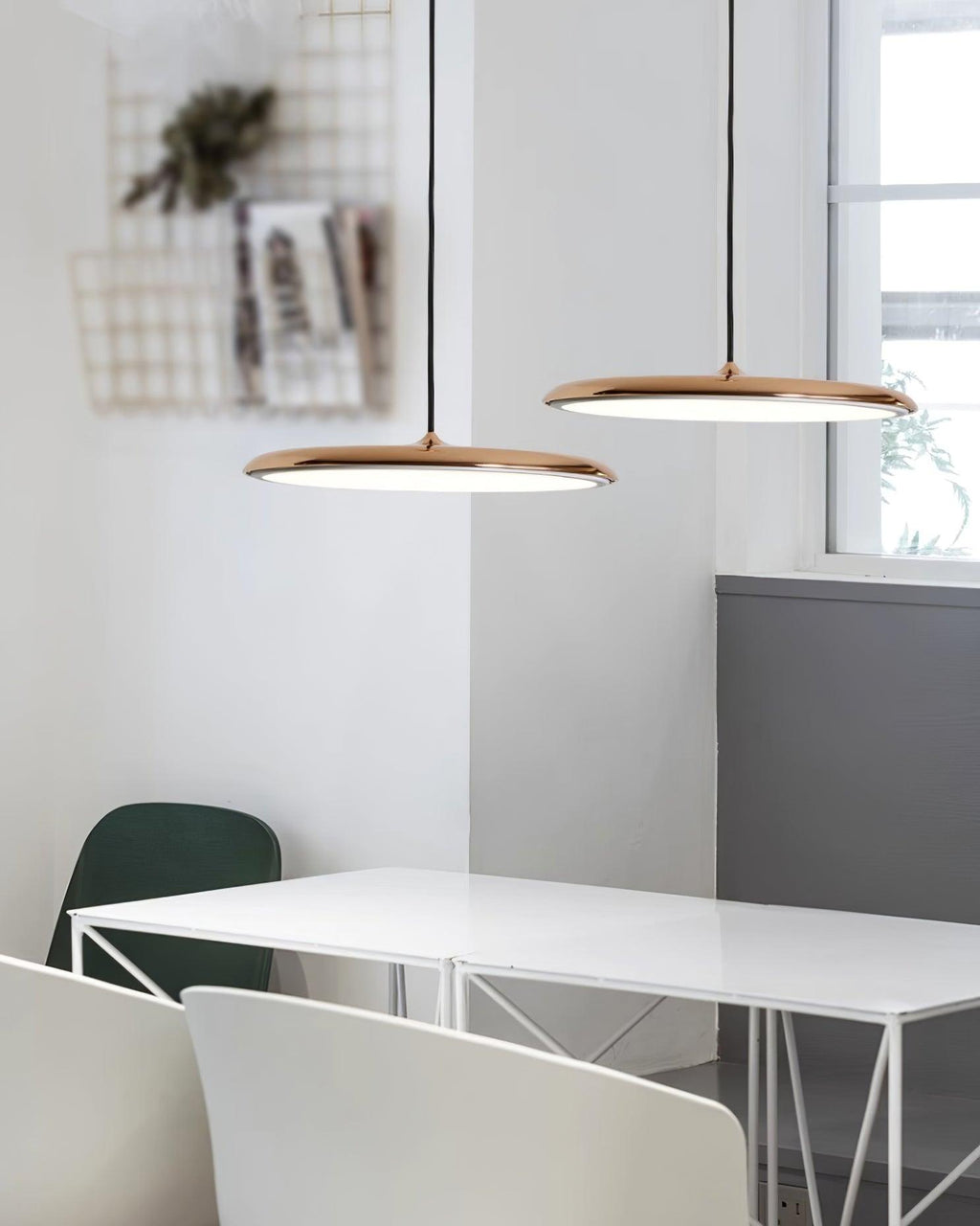 Macaron Disc LED Pendant Light