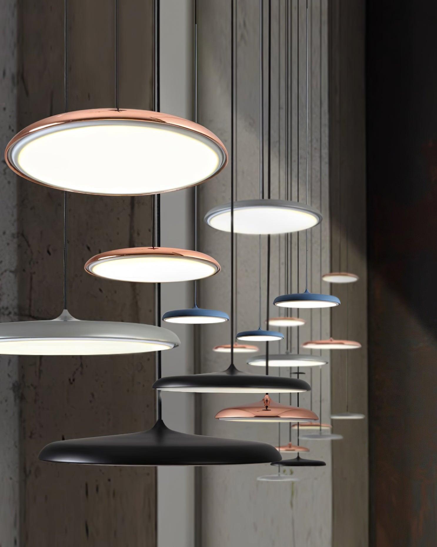 Macaron Disc LED Pendant Light