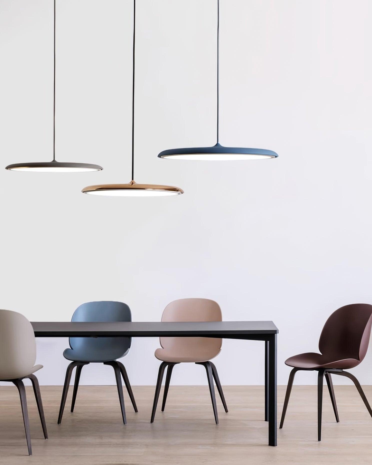 Macaron Disc LED Pendant Light