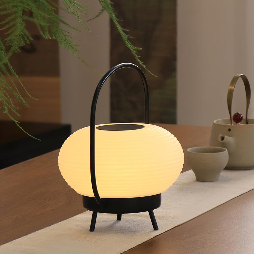 Masker Sculpted Globe Table Light