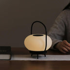 Masker Sculpted Globe Table Light