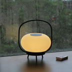 Masker Sculpted Globe Table Light