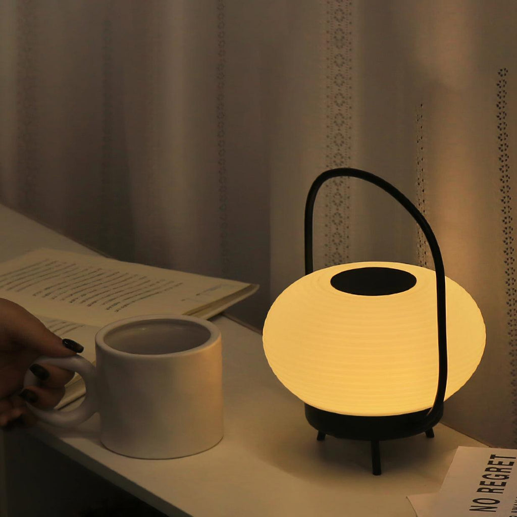 Masker Sculpted Globe Table Light